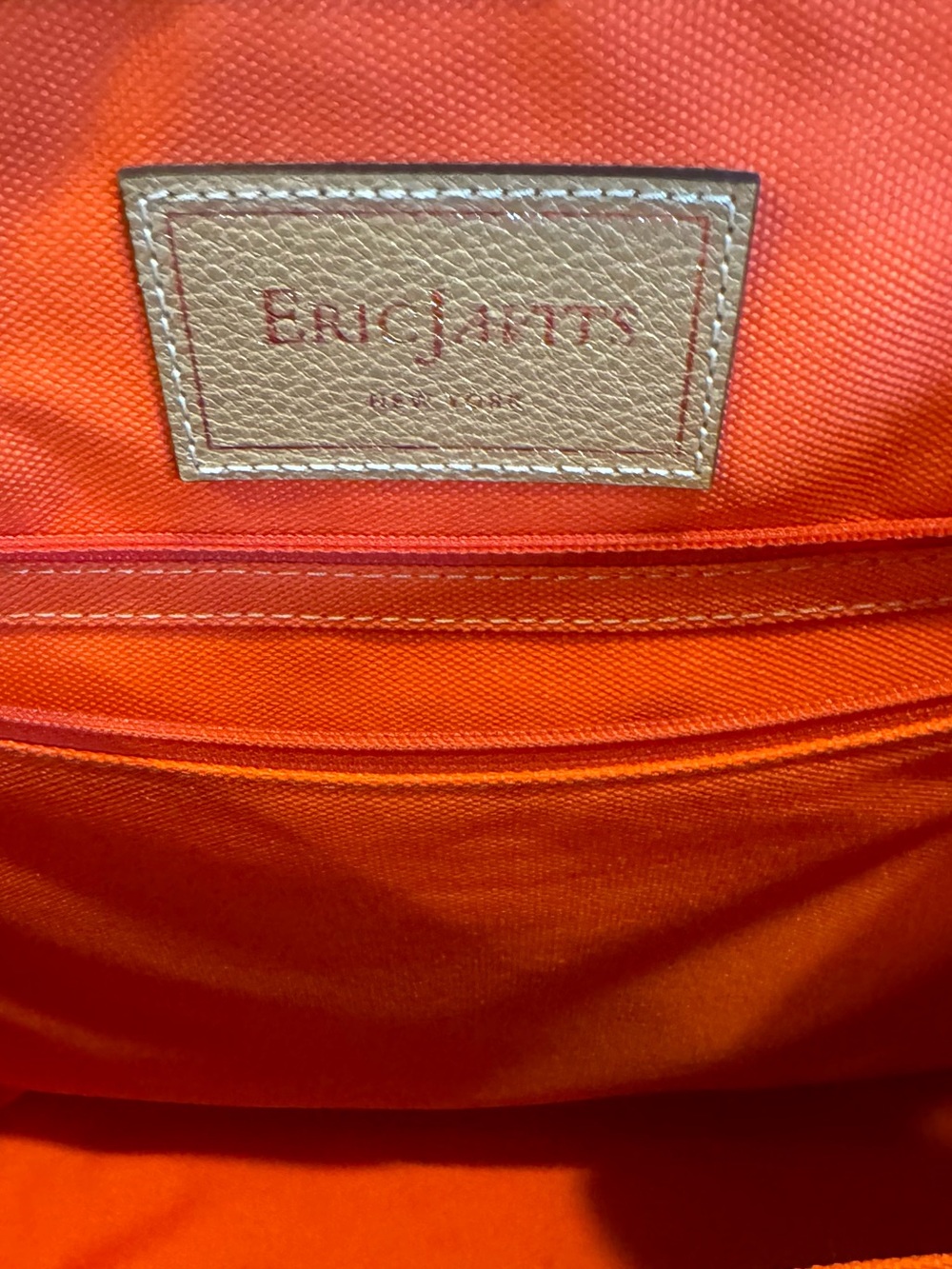 Eric Javits Big Lucy Squishee Satchel Natural color with handles & strap - Picture 7 of 8